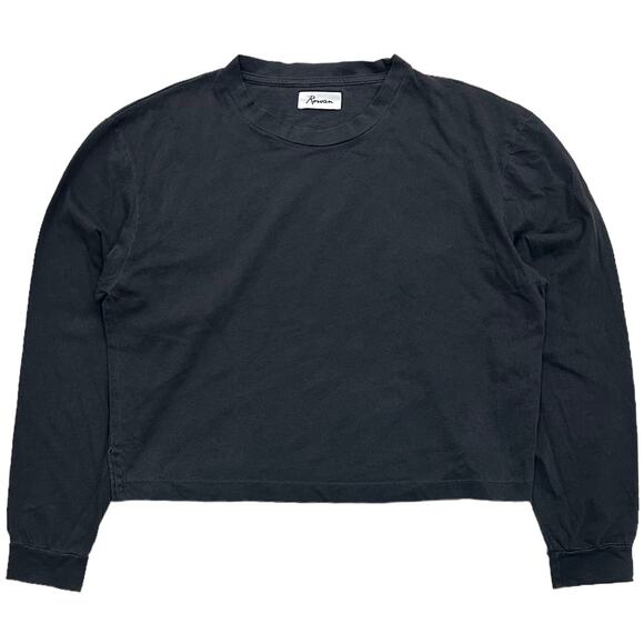 Rowan Women's Reagan Long Sleeve Oversized Boyfriend Heavyweight Top Tee T-Shirt - Picture 1 of 6